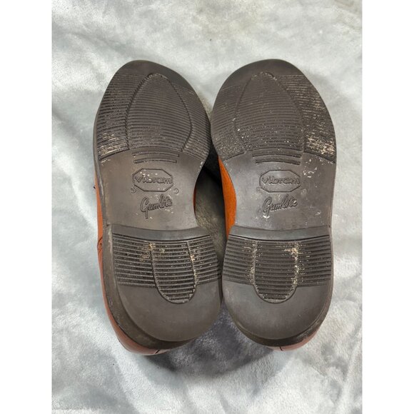 Florsheim Comfort mens shoes 7.5 Oxford Tech Ortholite Brown Leather Cap Toe - Picture 5 of 14